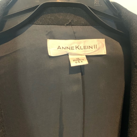 For sale: Anne Klein II Women's Black Shirt Blazer Jacket - Size 10 - Picture 3 of 4